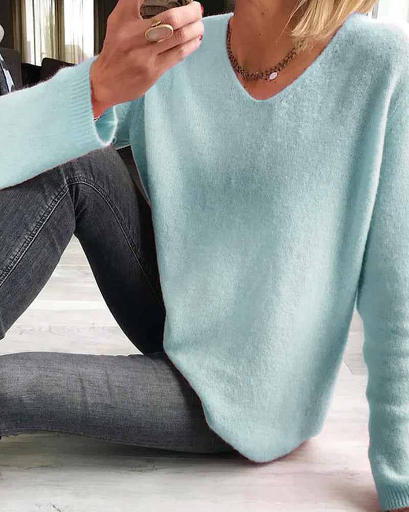 Ella dames chique gebreide pullover