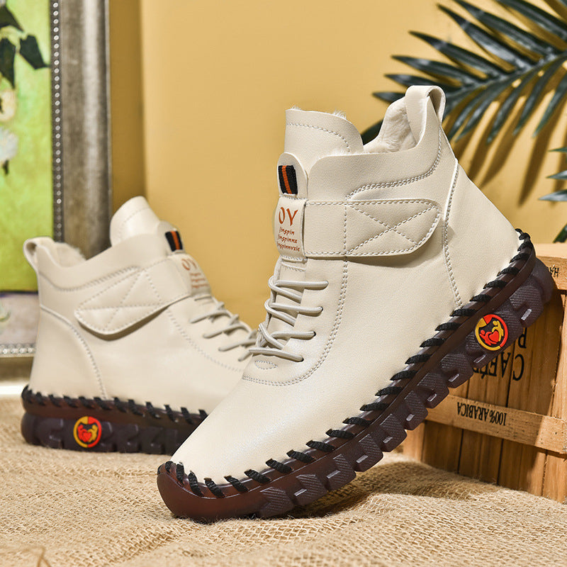 Ultra Comfortable & Warm Leather Boots - Aurore