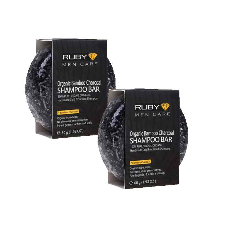 Organische Bamboehoutskool Shampoo Bar – Ruby