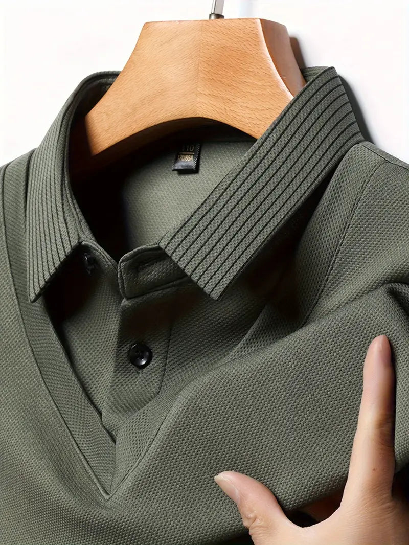 Charles 2-in-1 Long Sleeve Polo Shirt