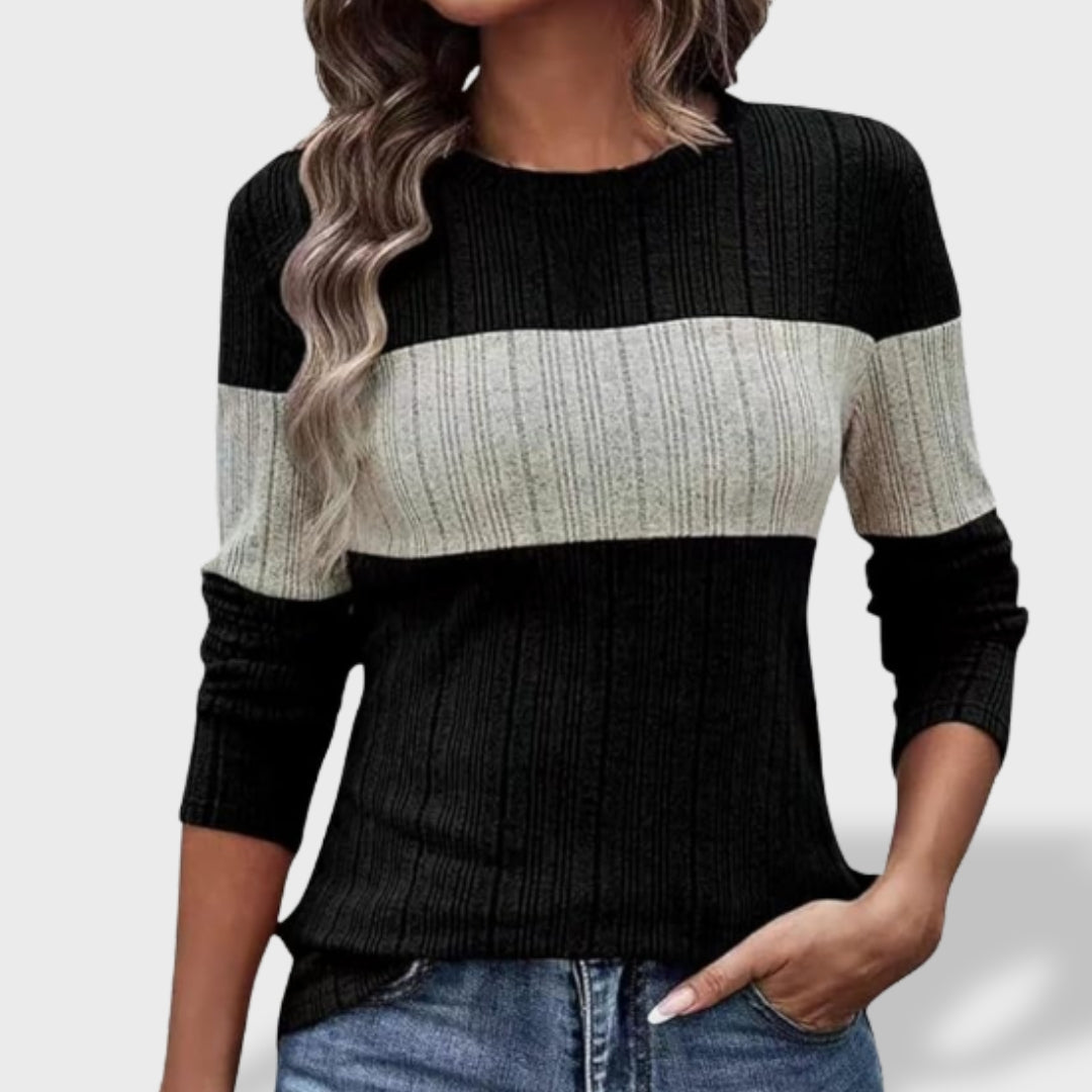Jade dames losse gebreide pullover