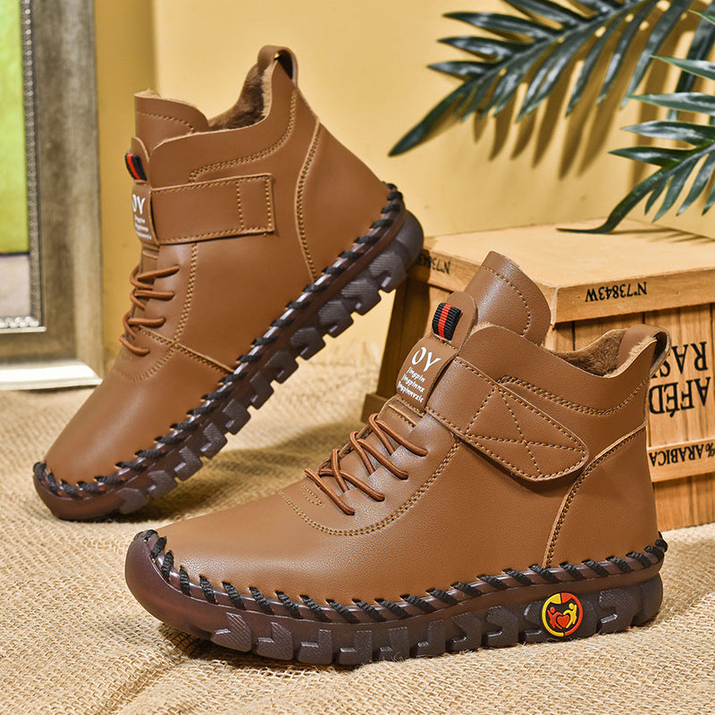 Ultra Comfortable & Warm Leather Boots - Aurore