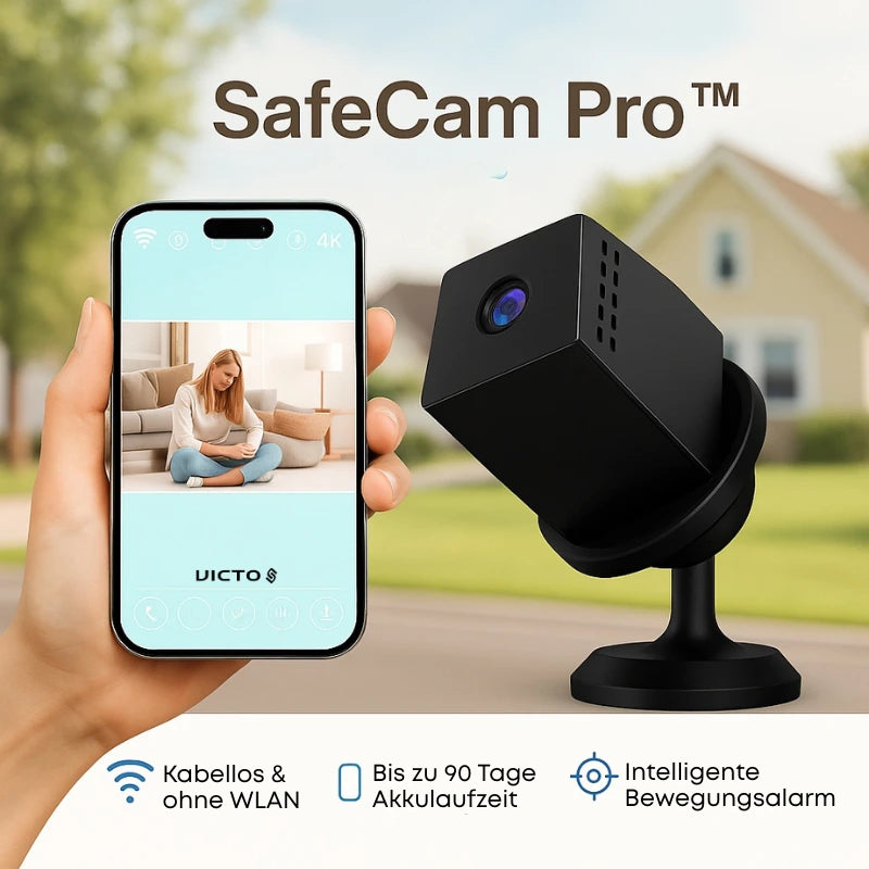 SafeCam Pro™ | Immer geschützt – auch ohne Internet oder Strom