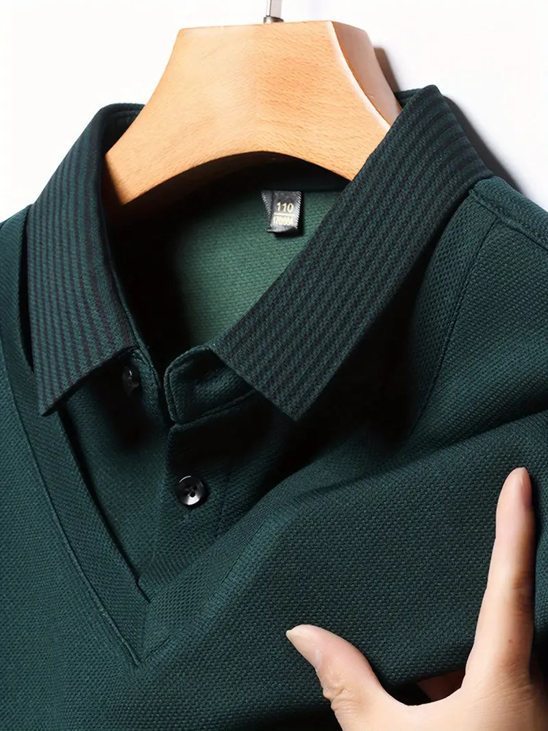 Charles 2-in-1 Long Sleeve Polo Shirt