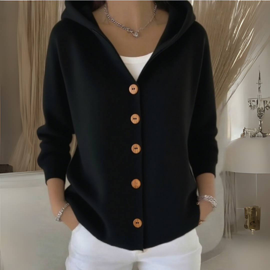 Maya dames casual cardigan met knopen