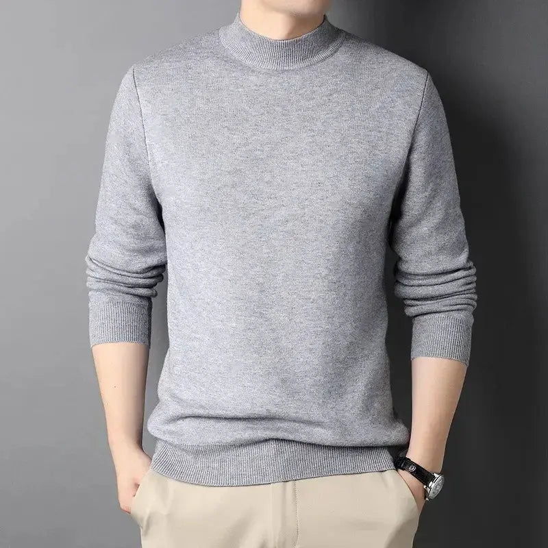 Damien High Neck Cashmere Jumper