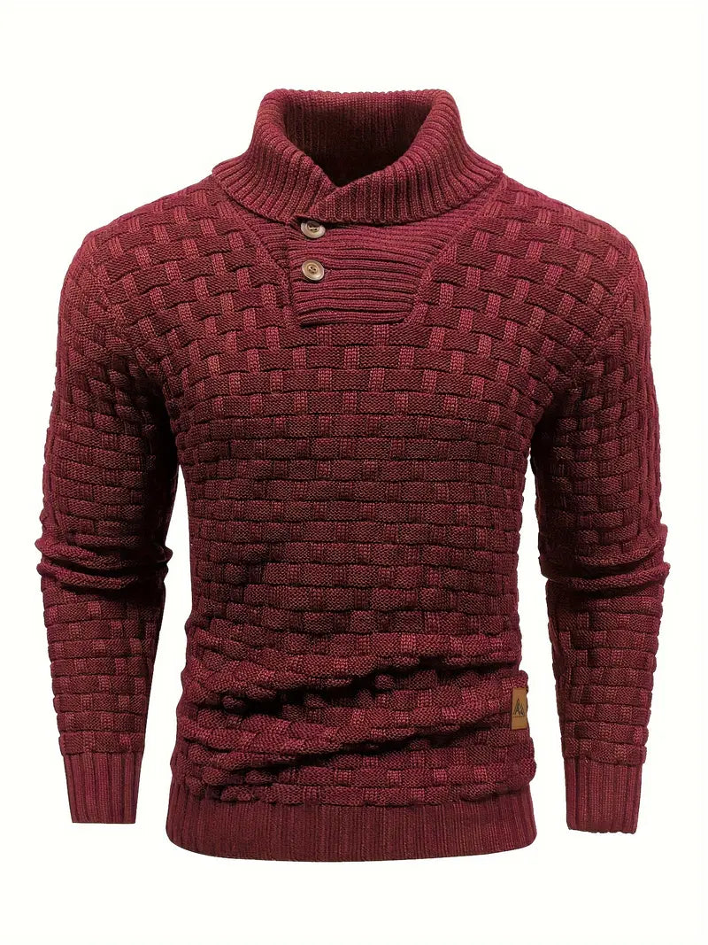 Auguste Shawl Collar Knit Jumper