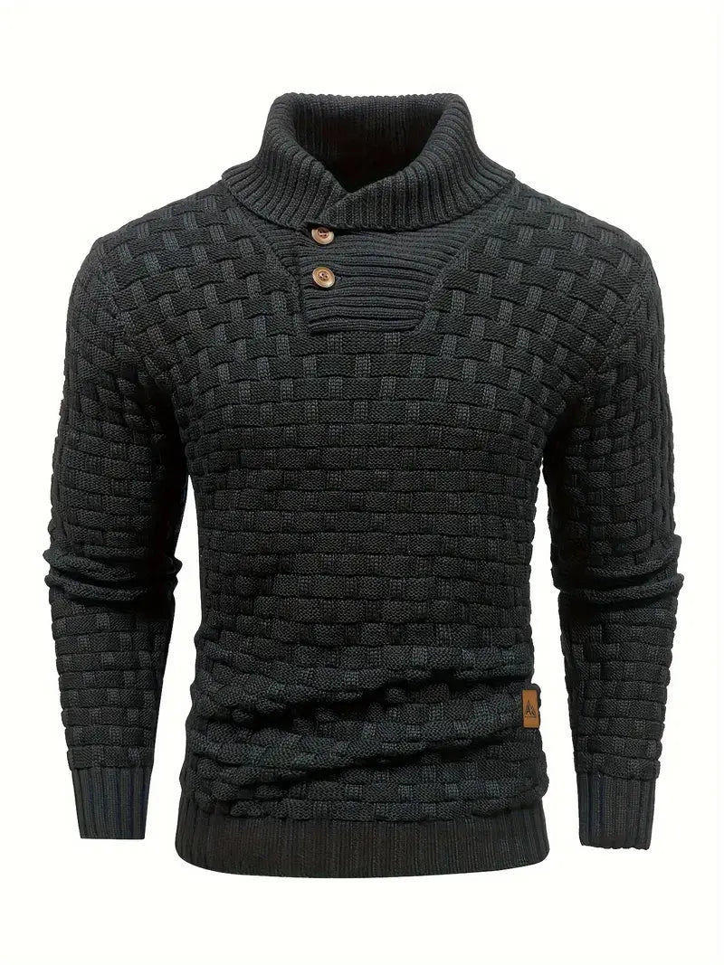 Auguste Shawl Collar Knit Jumper