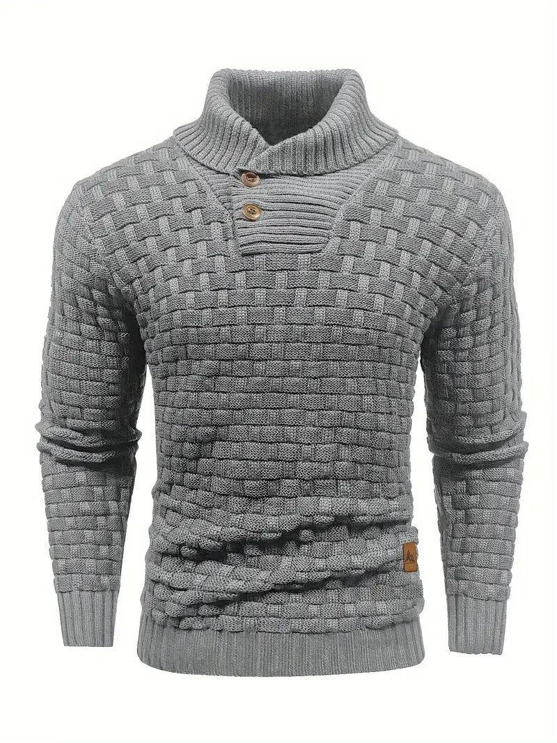 Auguste Shawl Collar Knit Jumper