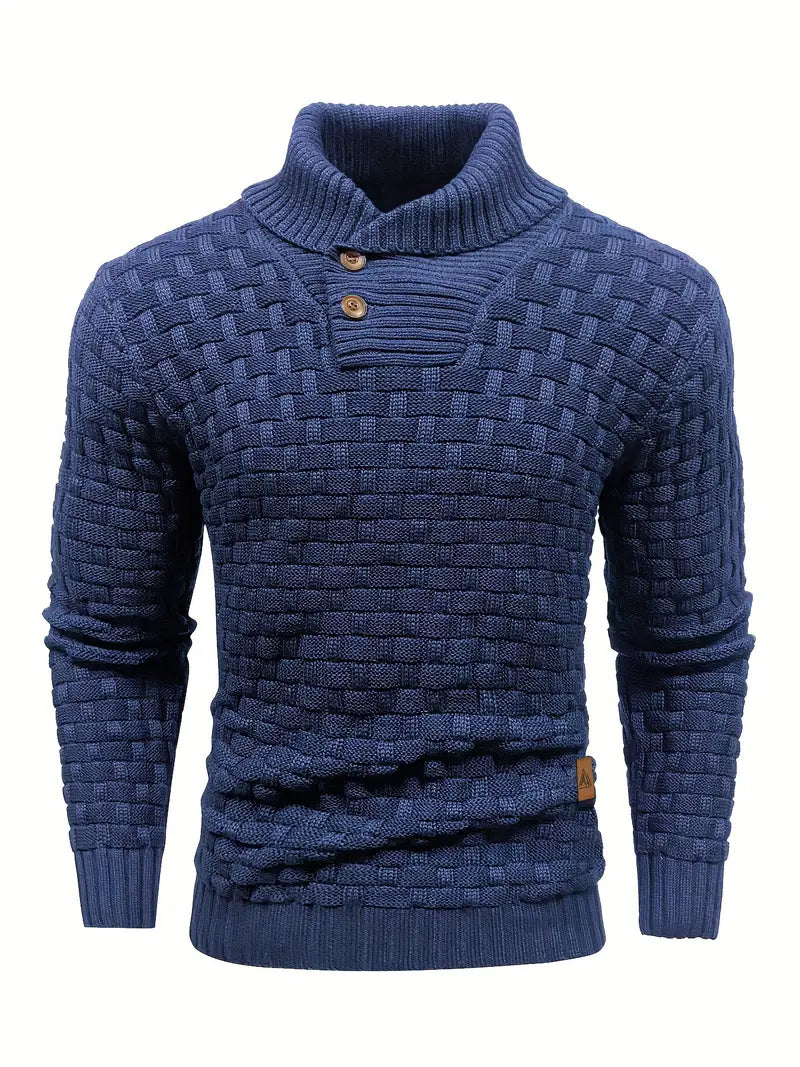 Auguste Shawl Collar Knit Jumper
