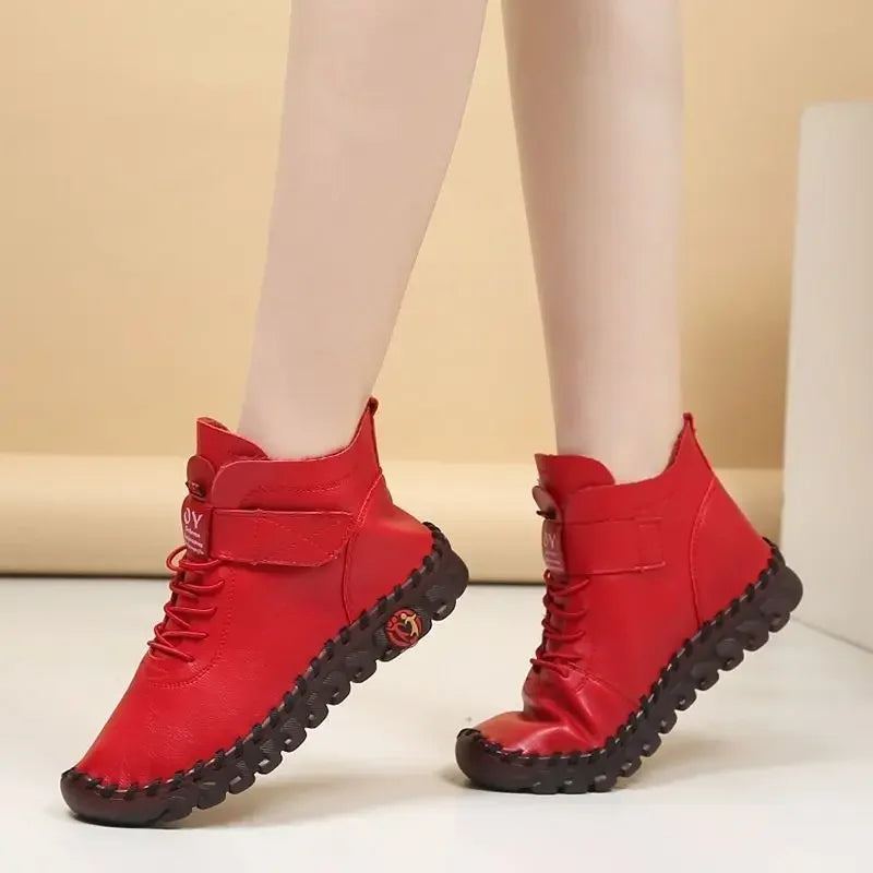 Ultra Comfortable & Warm Leather Boots - Aurore