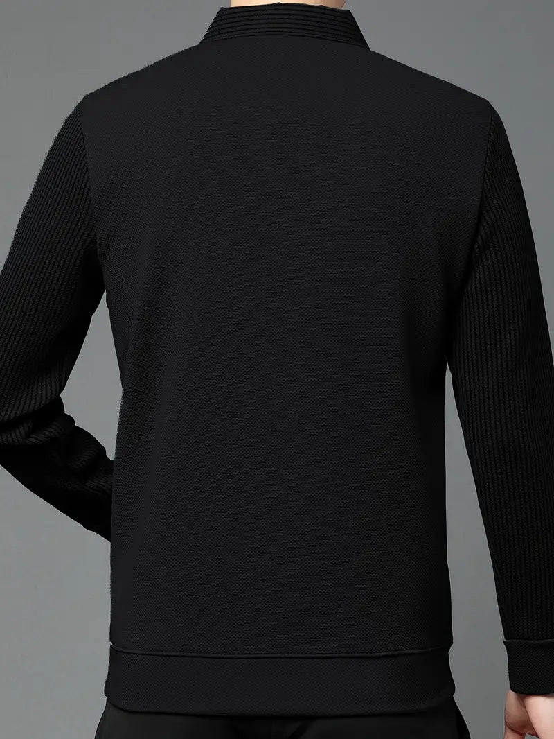 Charles 2-in-1 Long Sleeve Polo Shirt