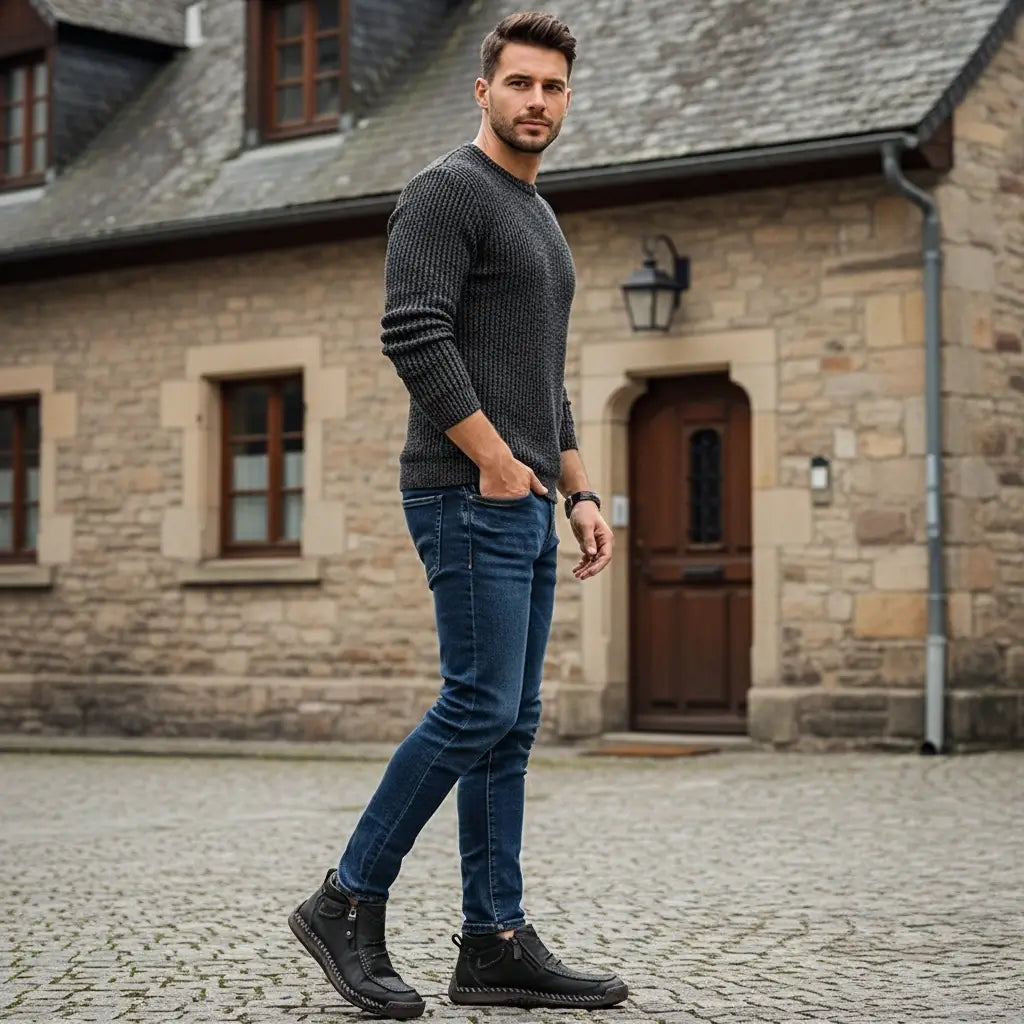 Davos | Handgemaakte Leren Boots – Comfort & Duurzaamheid