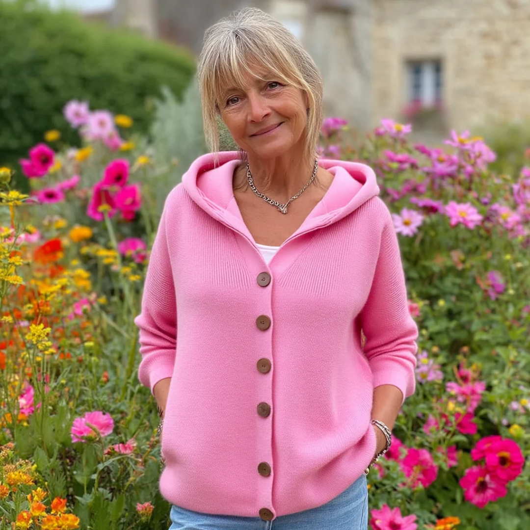 Maya dames casual cardigan met knopen