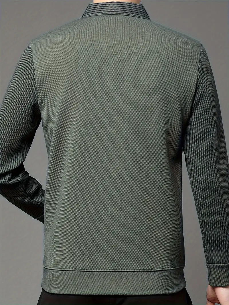 Charles 2-in-1 Long Sleeve Polo Shirt