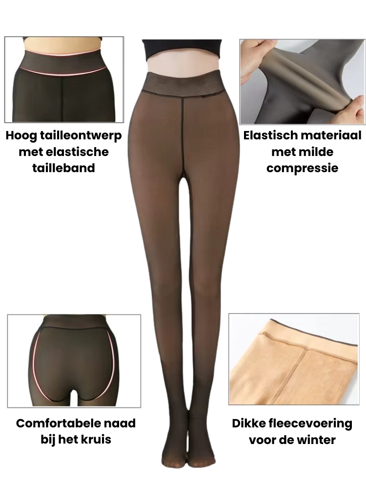 Fleece gevoerde panty Vicky | 1+1 gratis