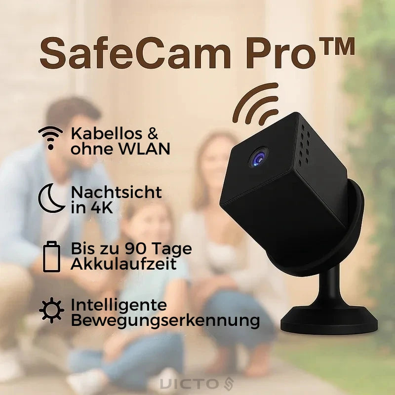 SafeCam Pro™ | Immer geschützt – auch ohne Internet oder Strom