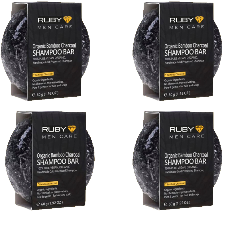 Organische Bamboehoutskool Shampoo Bar – Ruby
