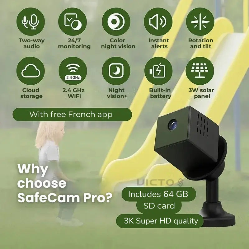 SafeCam Pro™ | Always protected – even without internet or power