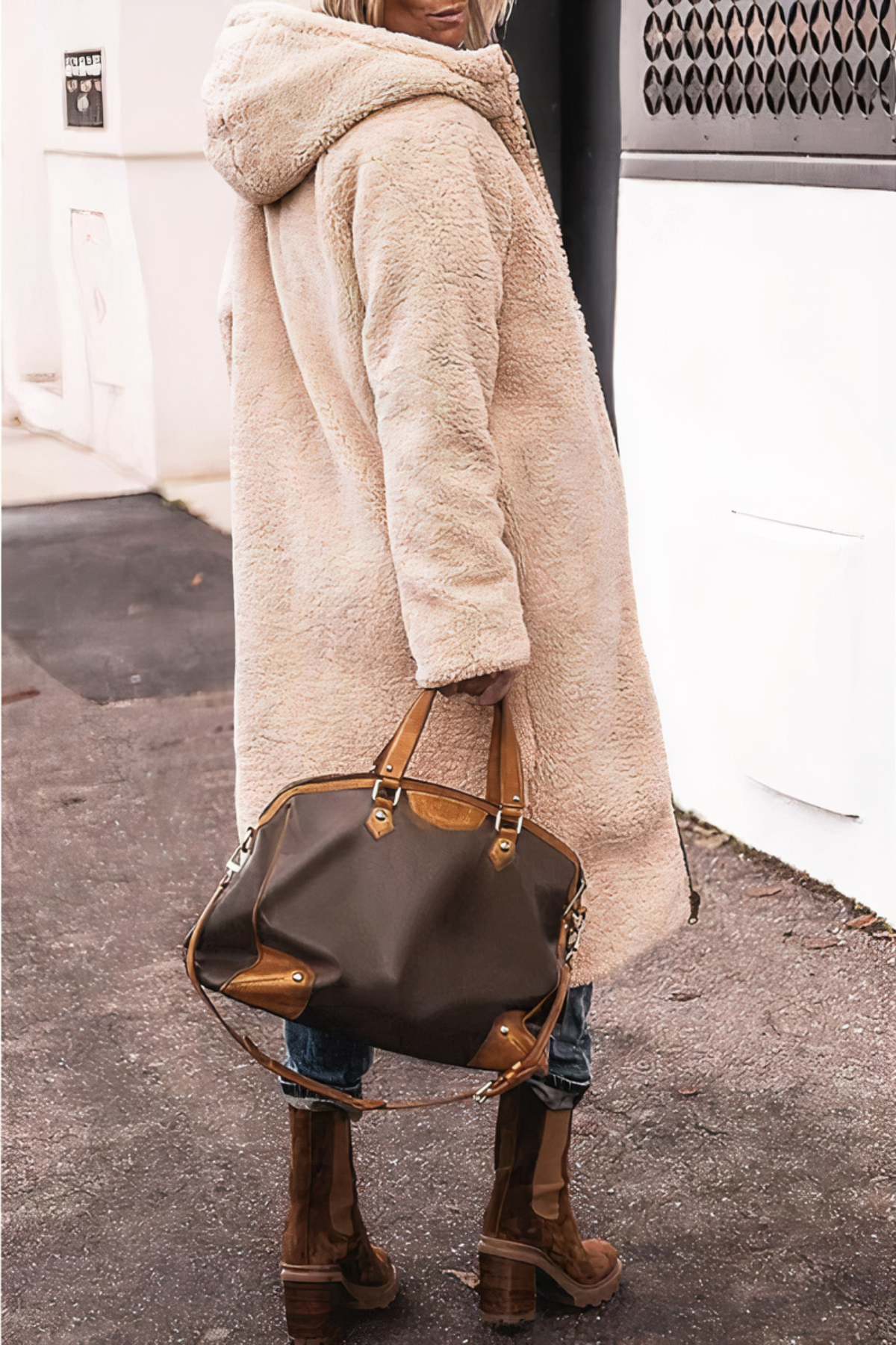 Lange winterparka voor dames Isla