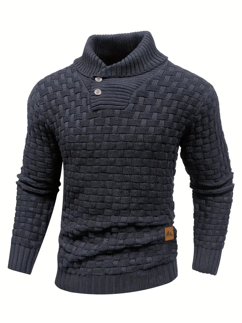 Auguste Shawl Collar Knit Jumper