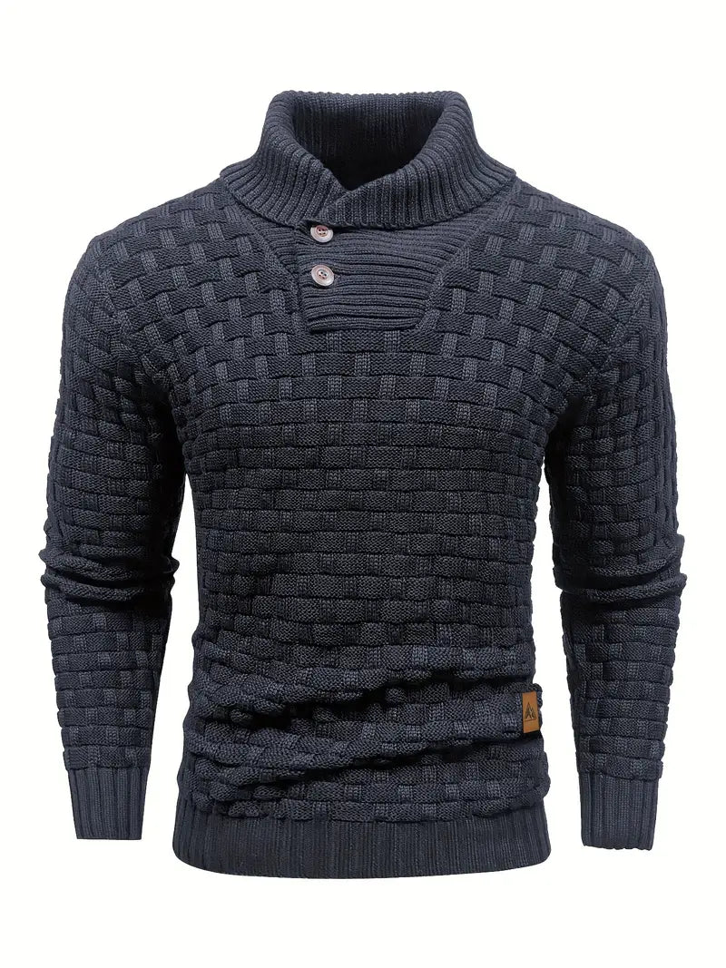 Auguste Shawl Collar Knit Jumper