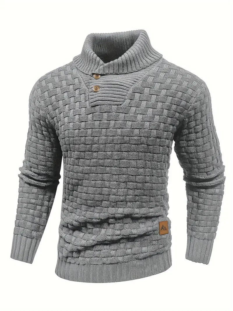 Auguste Shawl Collar Knit Jumper