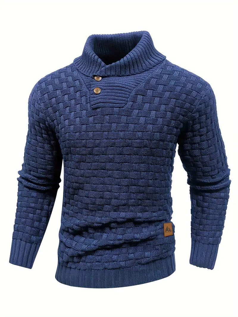 Auguste Shawl Collar Knit Jumper