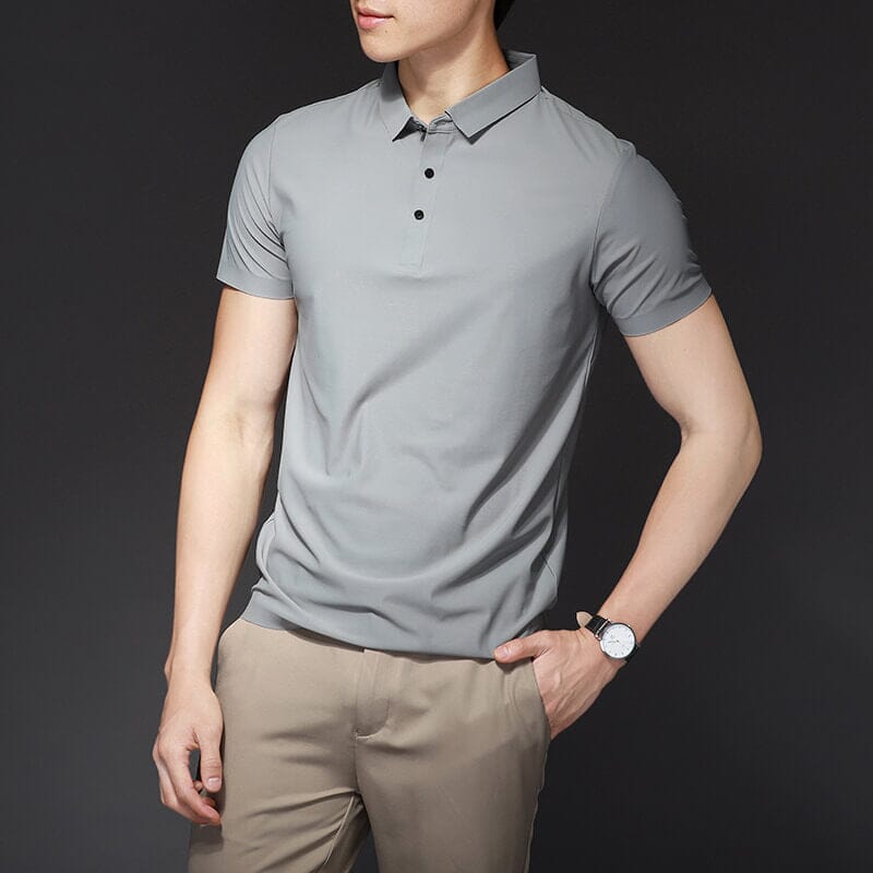 Fresh Ice Silk Polo Shirt