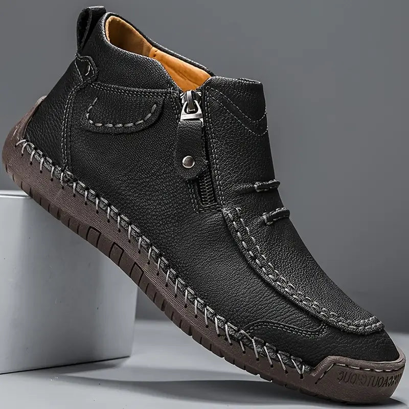 Davos™ | Handgemaakte Leren Boots – Comfort & Duurzaamheid