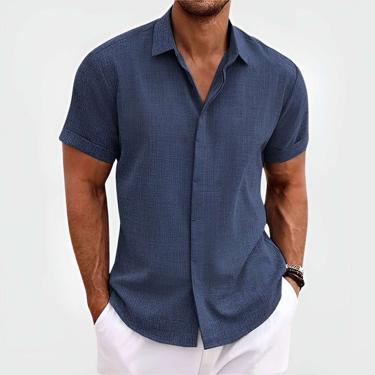 Spring Elegance Linen Shirt