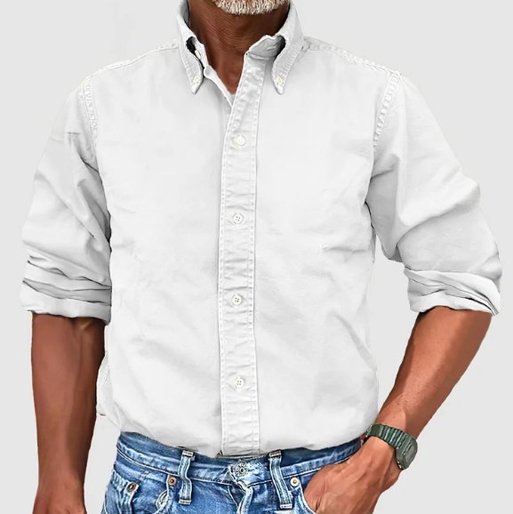 Classic Denim Long Sleeve Casual Shirt